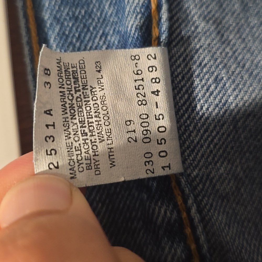 Y2k Levis 505 Regular Fit Straight Leg Women's Sz 13 JR Vtg 2000 - Picture 13 of 14